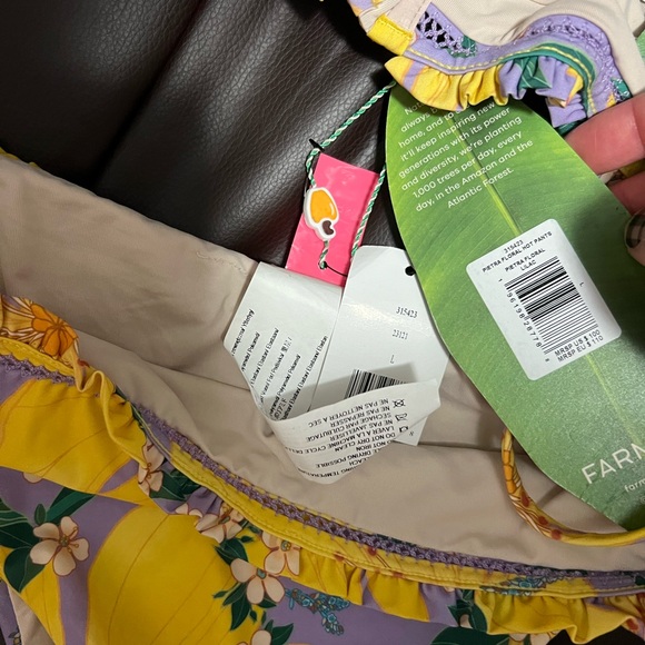 NWT FARM RIO PIETRA FLORAL BIKINI SET L - Picture 6 of 7